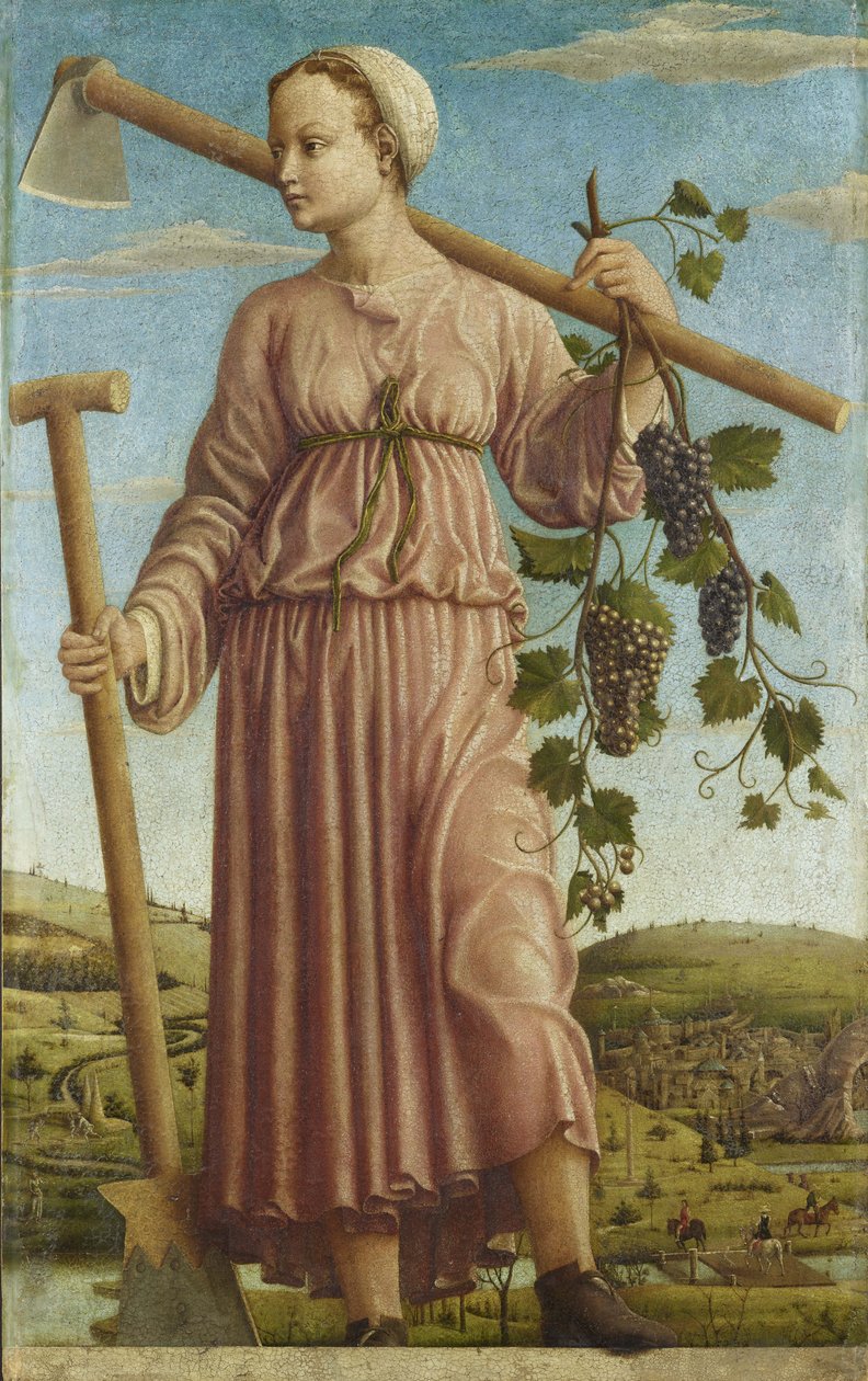The Muse Polyhymnia, ca 1459. af Francesco del Cossa