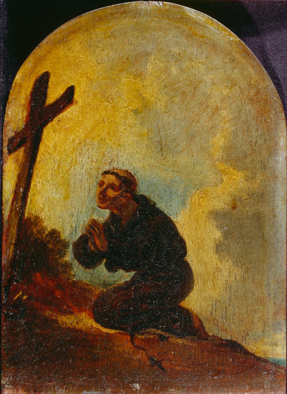Friar i bøn af Francis Bourgeois