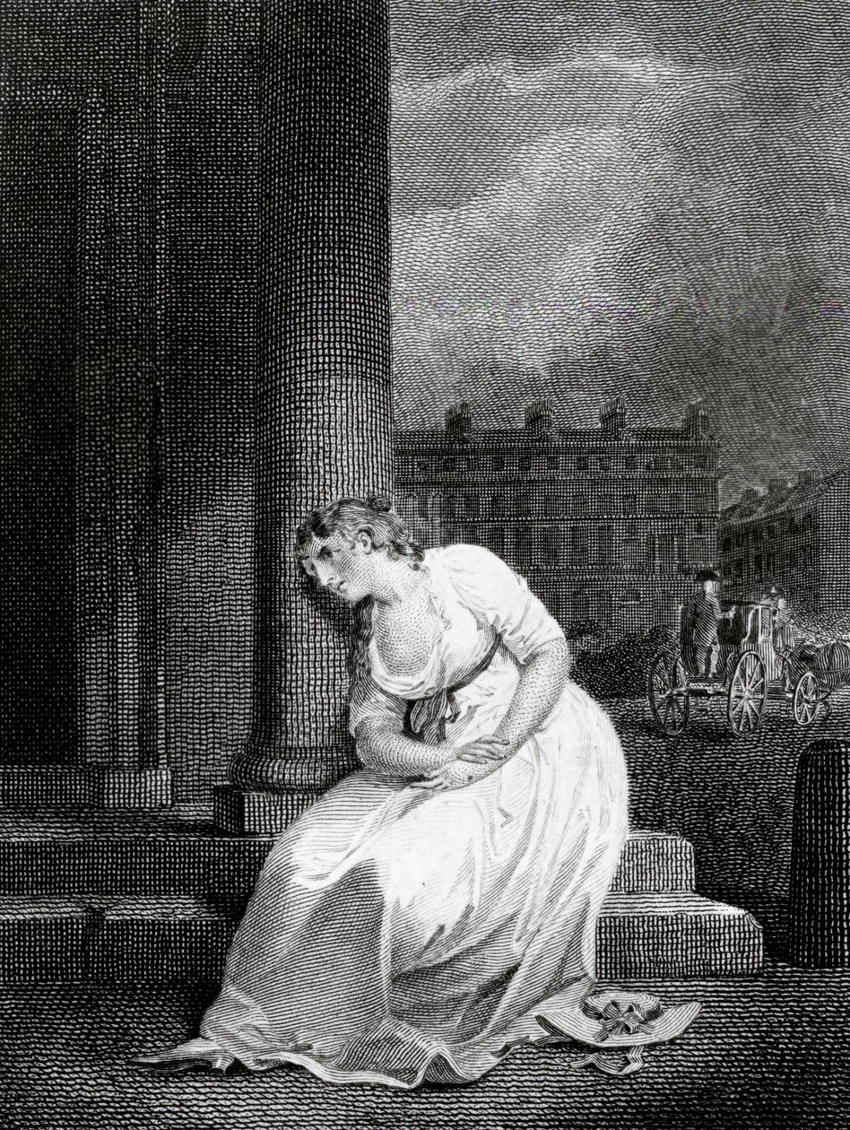 Illustration til Du Roverays udgave af Oliver Goldsmiths digt 