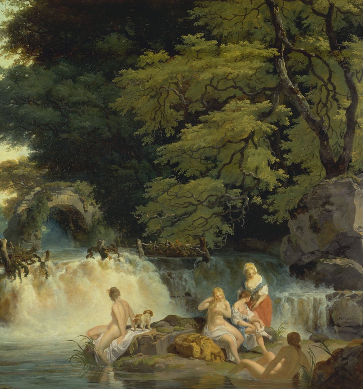 Laksenspring, Leixlip af Francis Wheatley