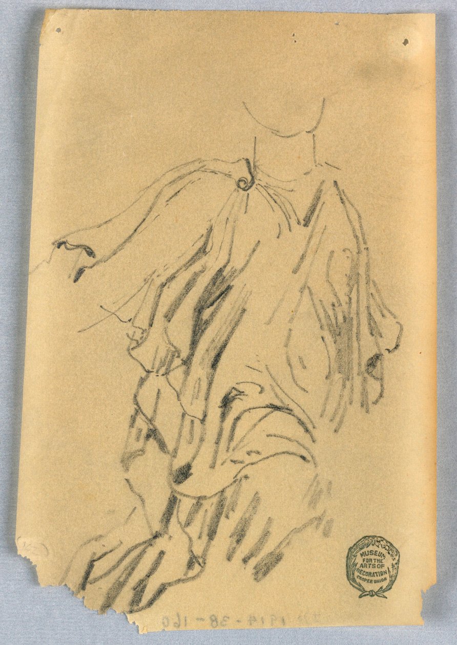 Draperi undersøgelse af Francis Augustus Lathrop