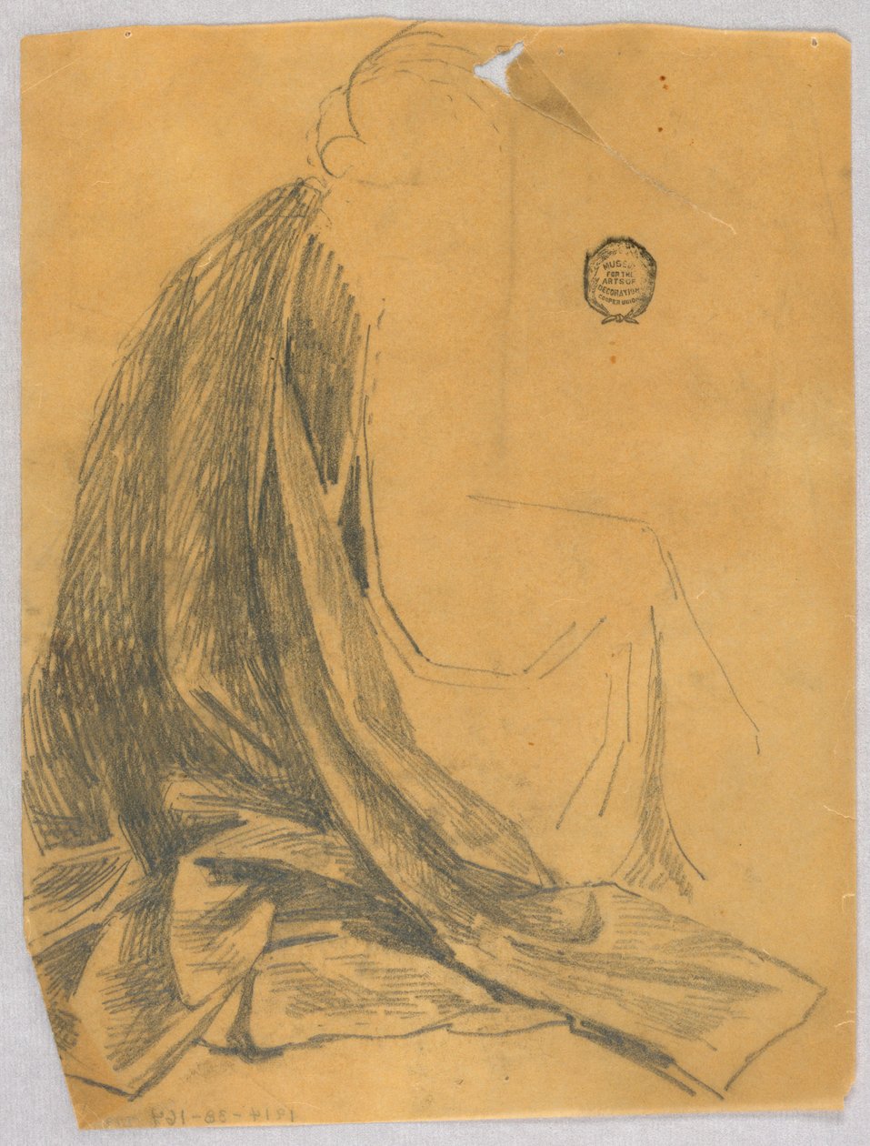 Draperi undersøgelse af Francis Augustus Lathrop