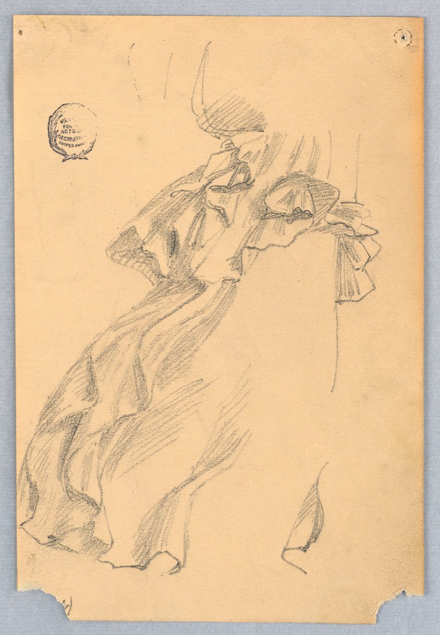 Draperi undersøgelse af Francis Augustus Lathrop