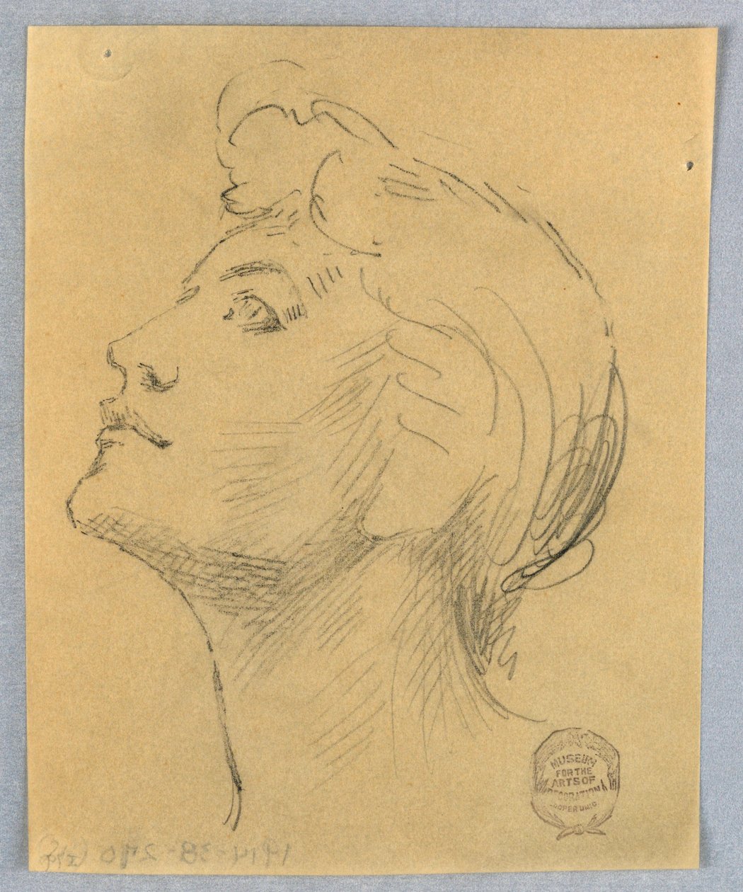 Hoved af en kvinde af Francis Augustus Lathrop