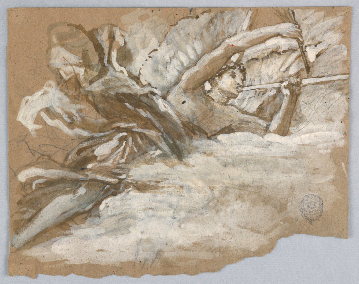 Trompeterende engel af Francis Augustus Lathrop