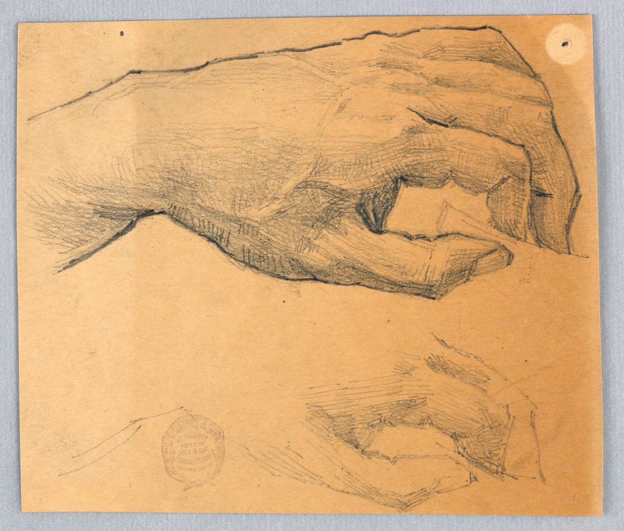 To studier af en hånd af Francis Augustus Lathrop