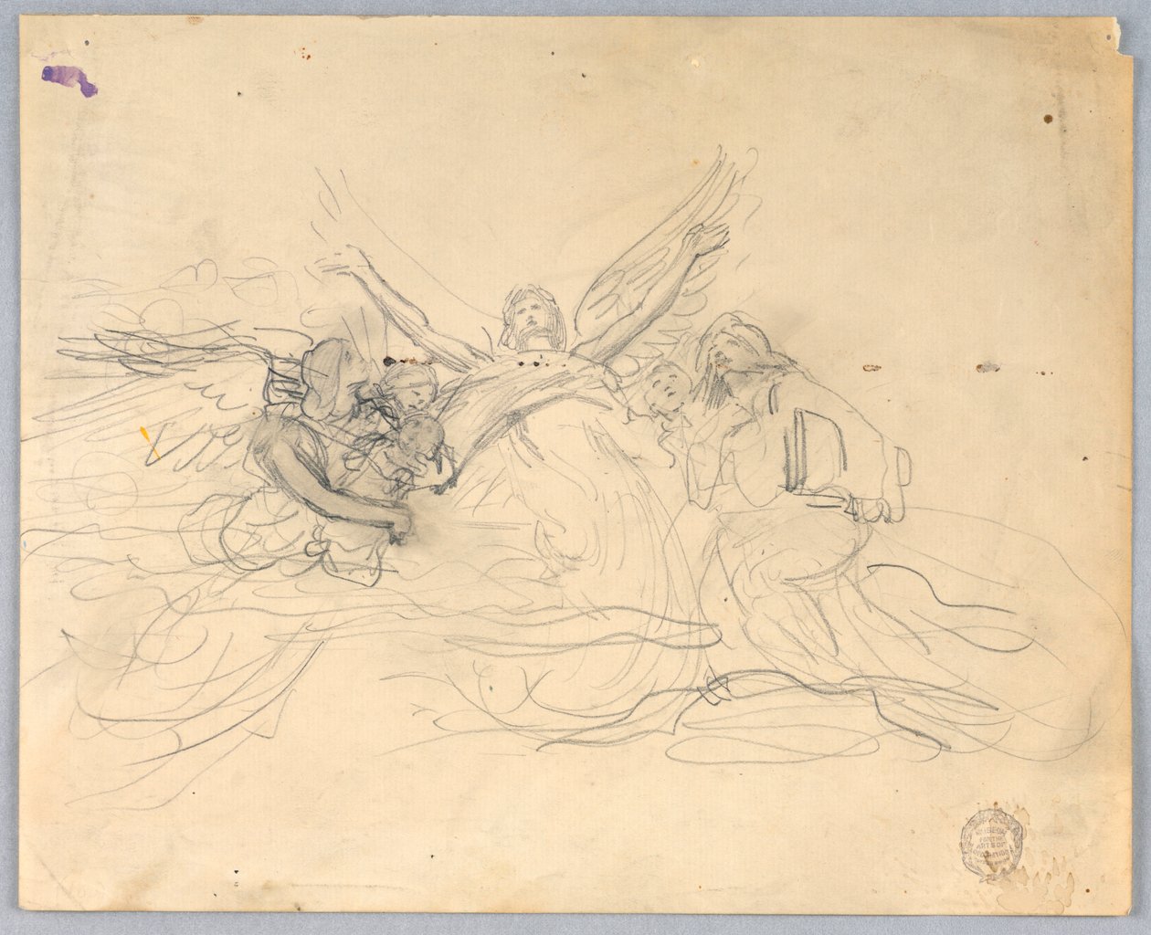 Tilbedende engle af Francis Augustus Lathrop