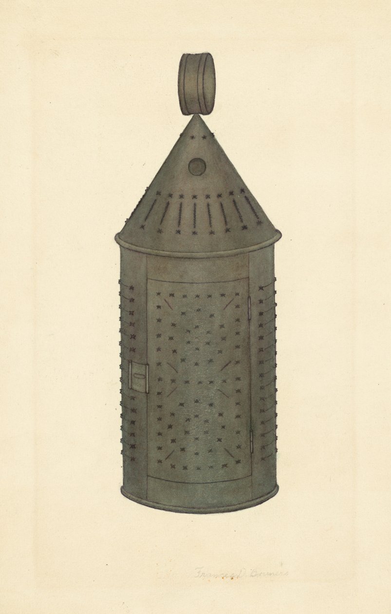 Gennembrudt bliklanterne af Francis Bruner