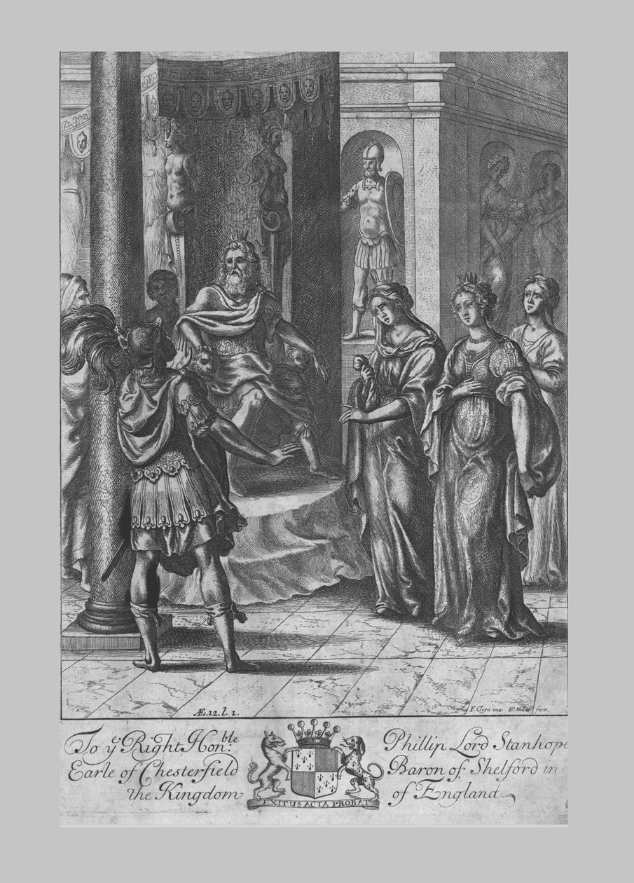 Turnus før Latinus, begyndelsen af 1600-tallet. af Francis Cleyn
