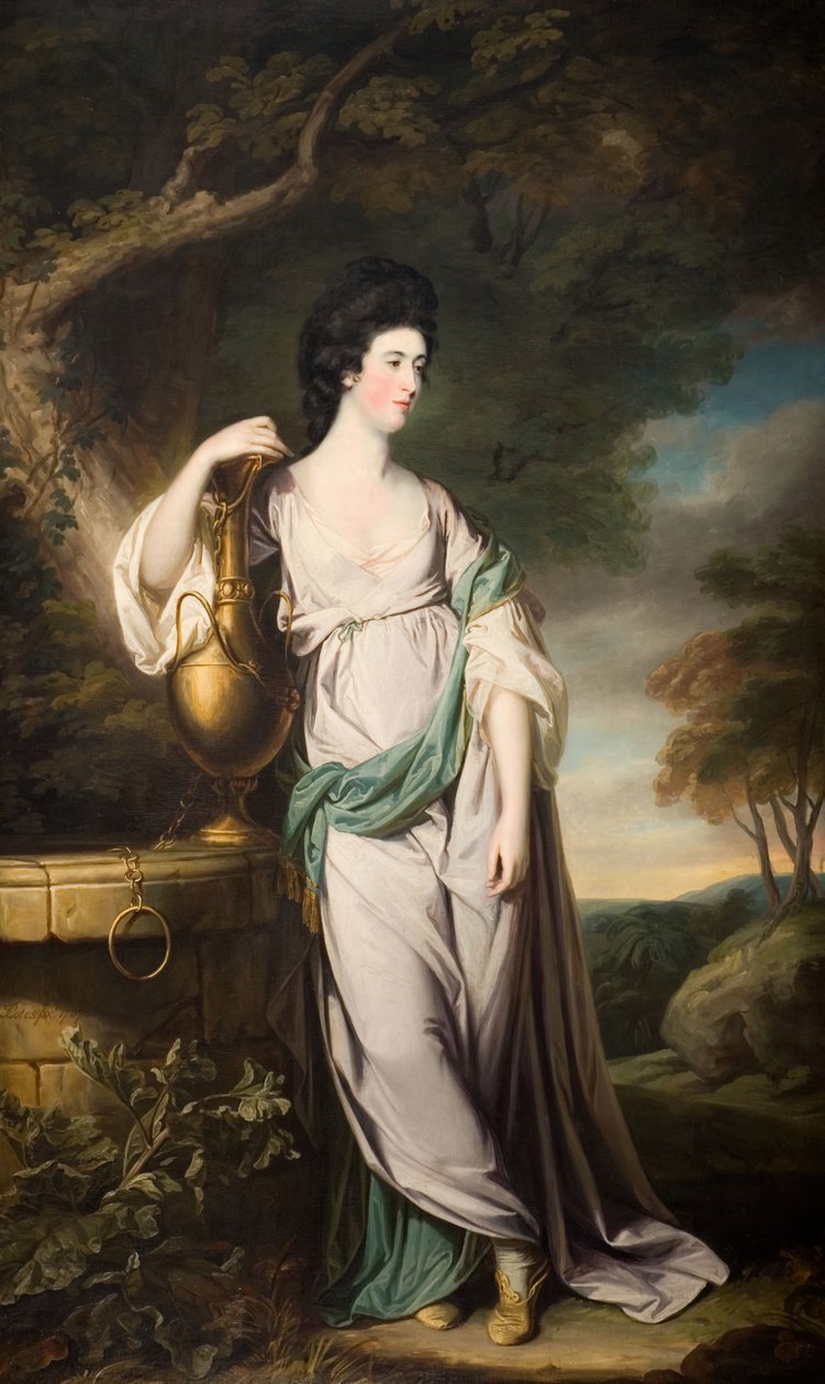 Portræt af frøken Catherine Eld, 1767. af Francis Cotes