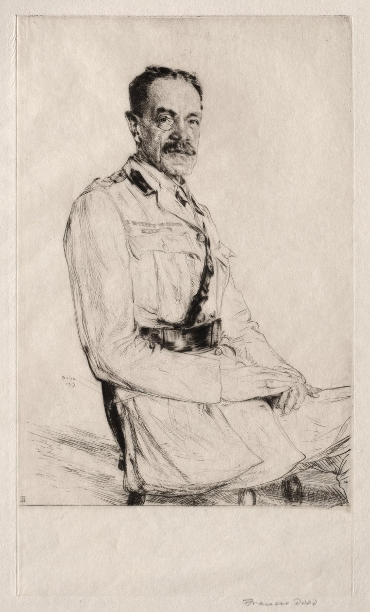 Generalmajor Sir John Edward Cooper af Francis Dodd