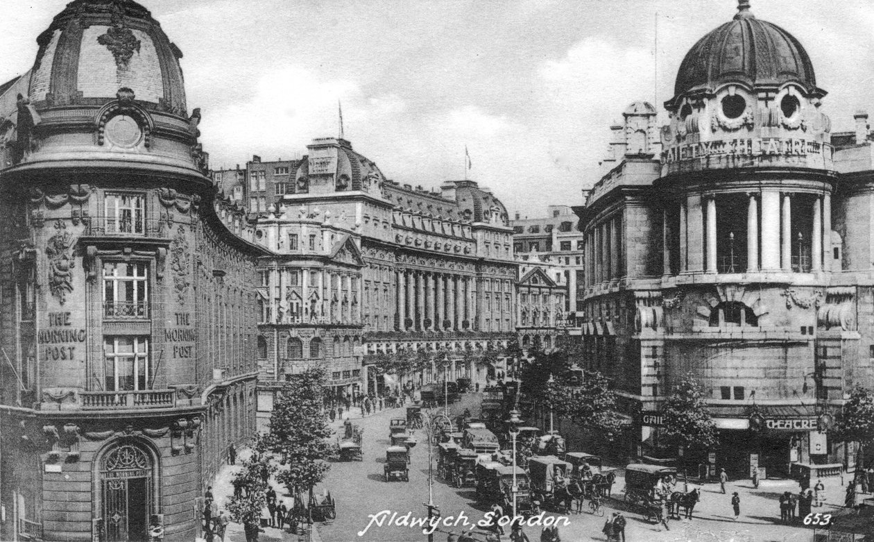Aldwych, London, begyndelsen af det 20. århundrede. af Francis Frith