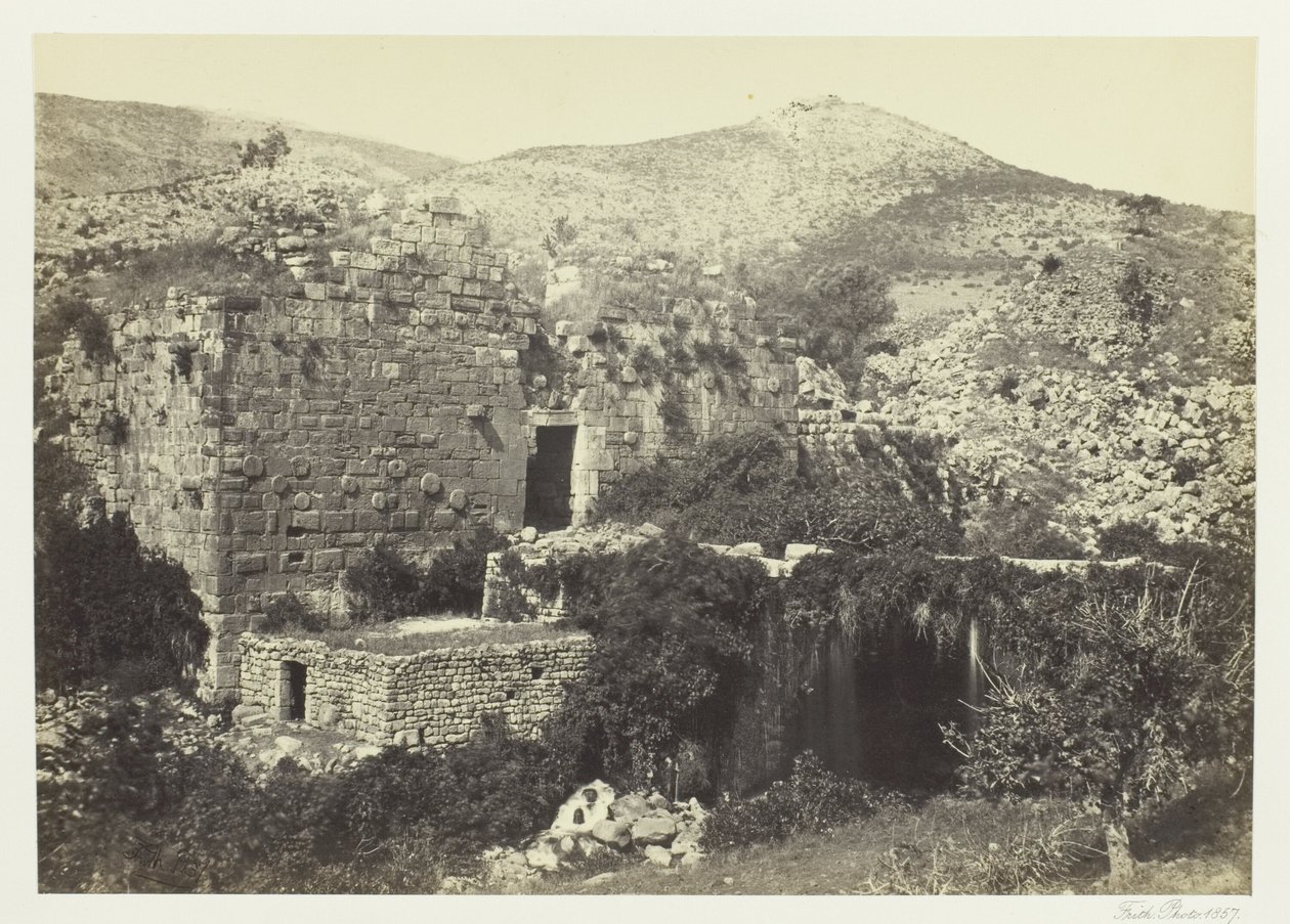 Banias, det gamle Caesaria, Phillippi af Francis Frith