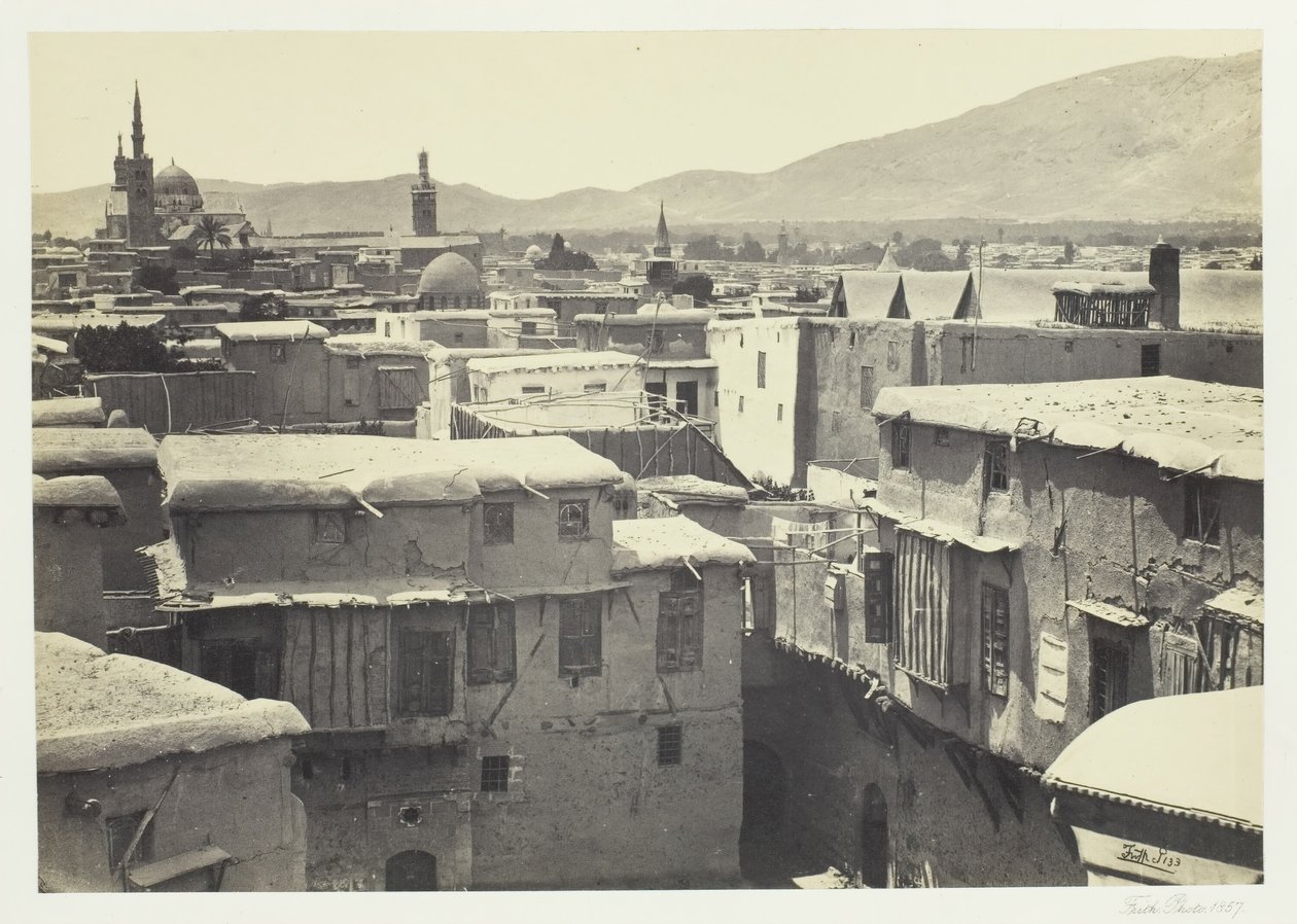 Damaskus, 1857. af Francis Frith