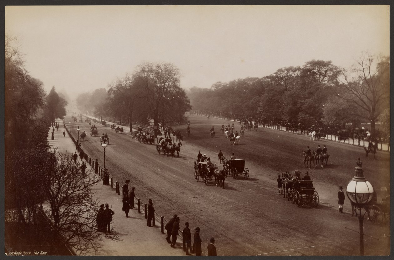 Hyde Park, The Row af Francis Frith