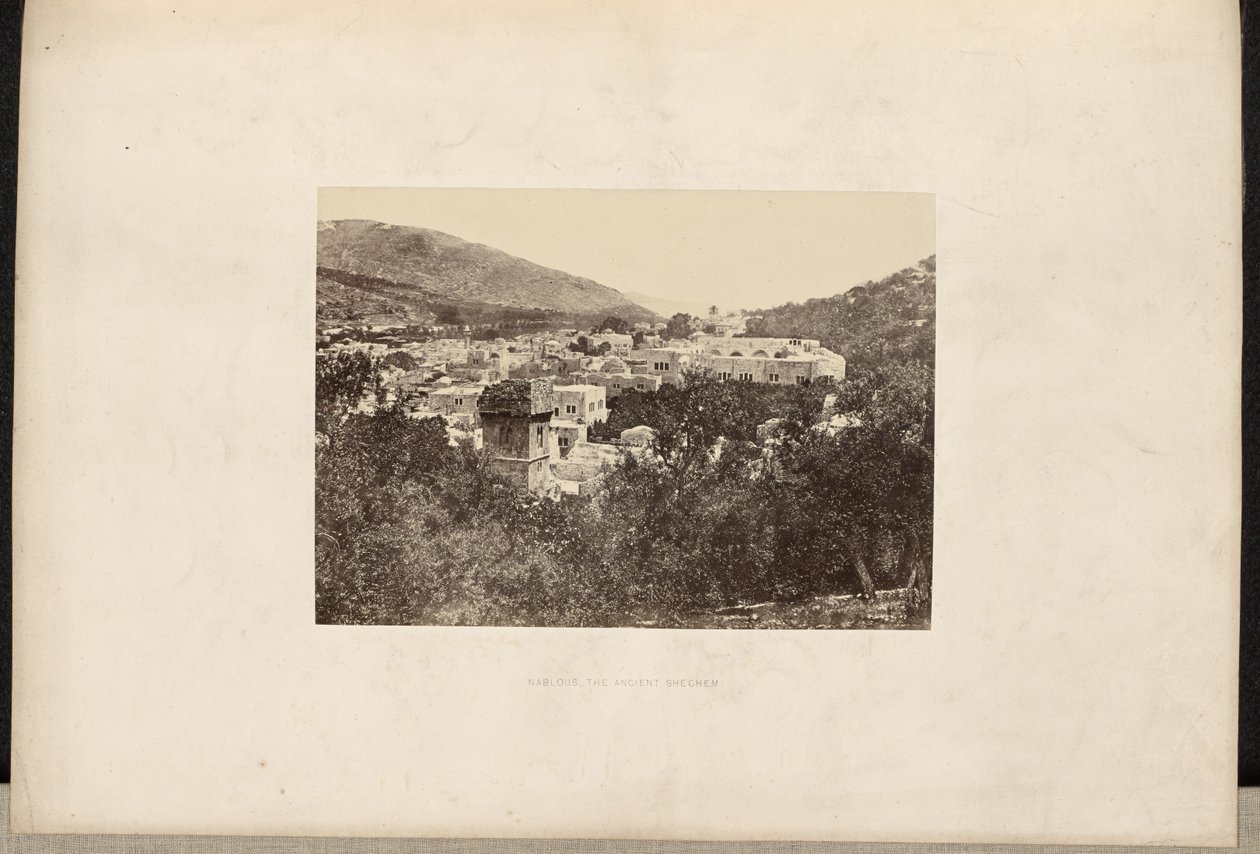 Nablous, det gamle Shechem af Francis Frith