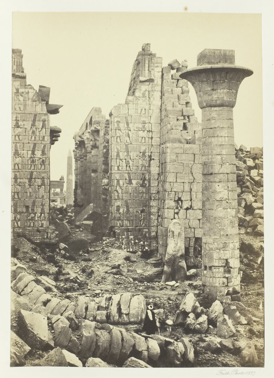 Retten i Shishak, 1857. af Francis Frith