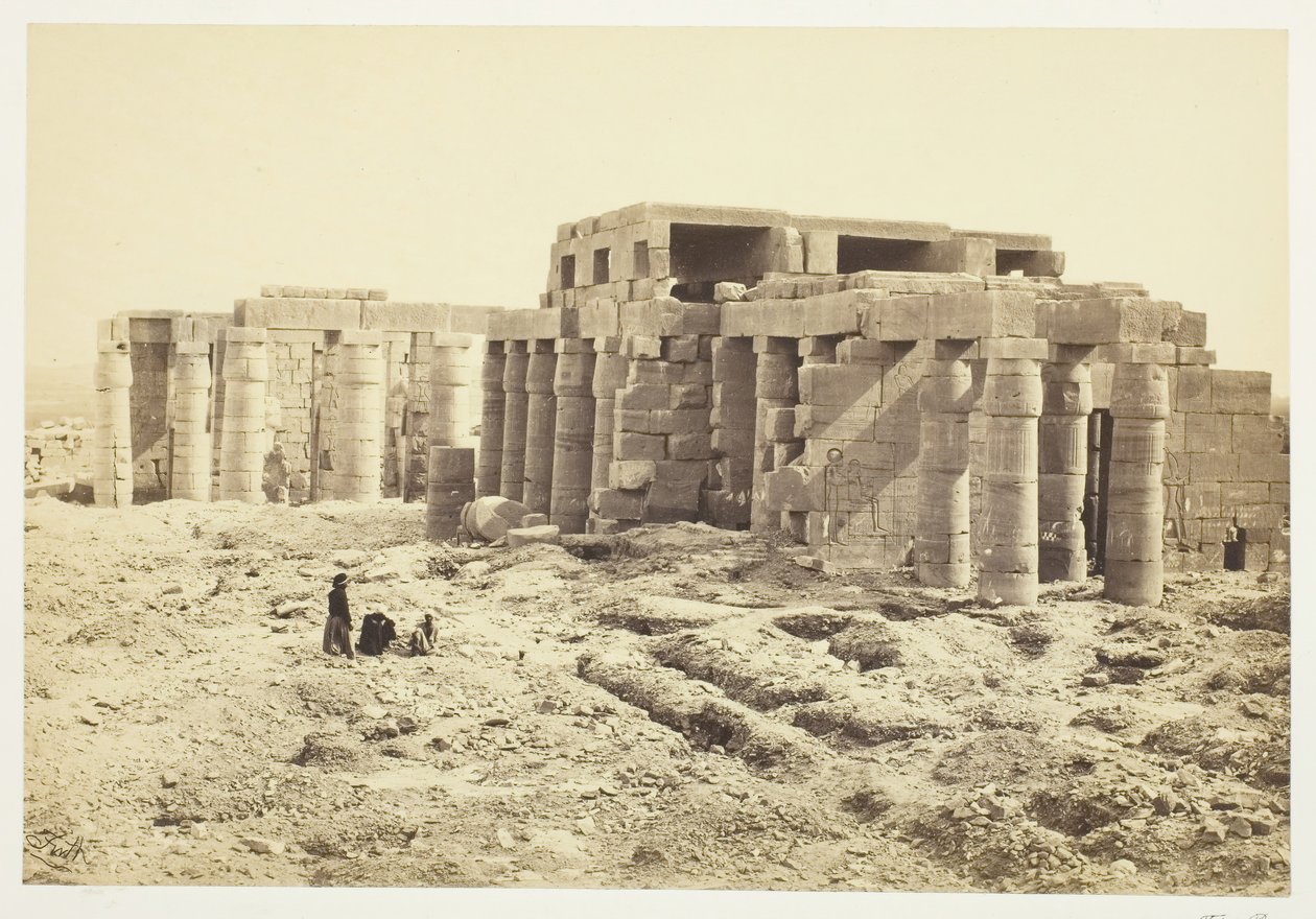 Rameseum, 185862. af Francis Frith