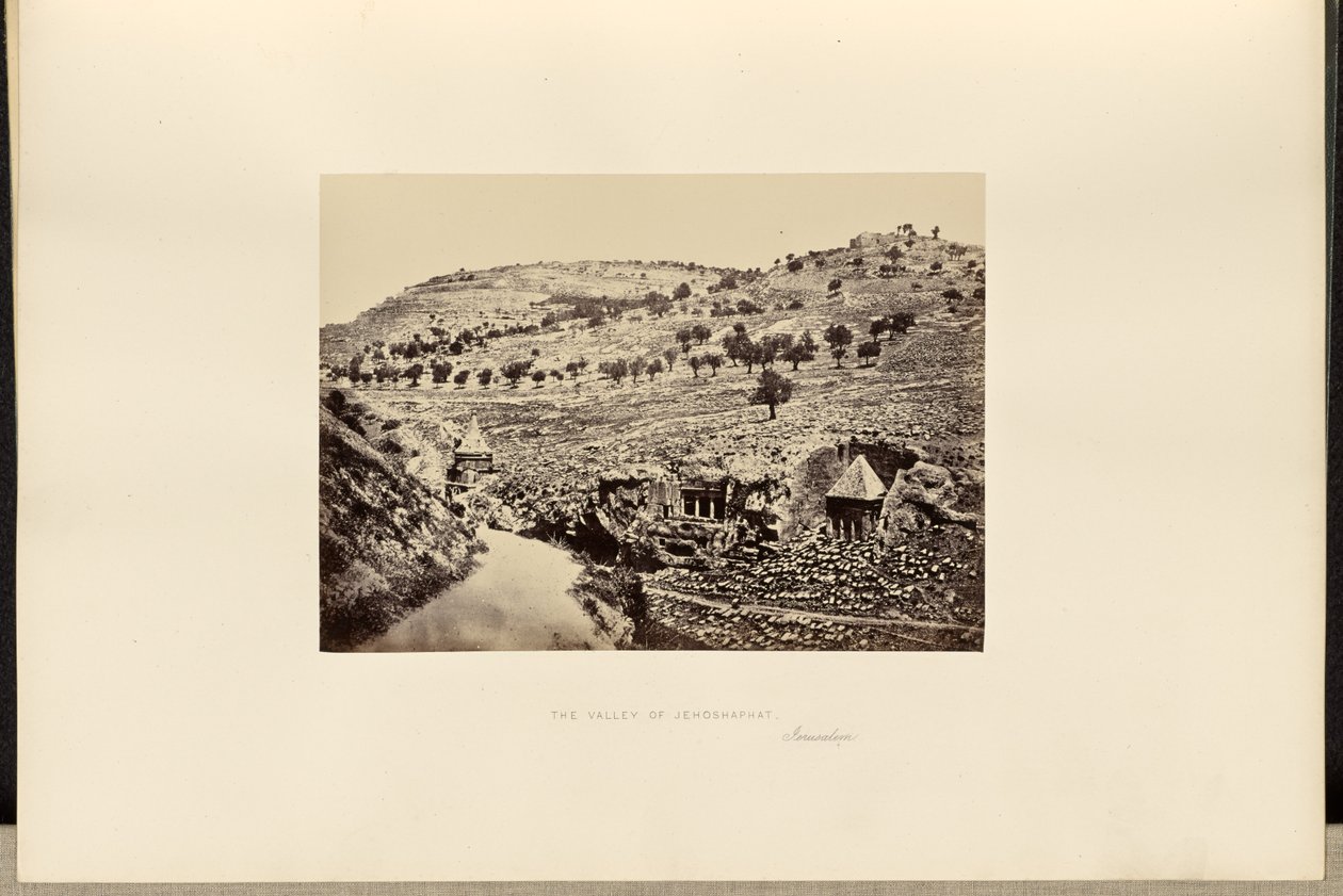 Josafats dal, Jerusalem af Francis Frith
