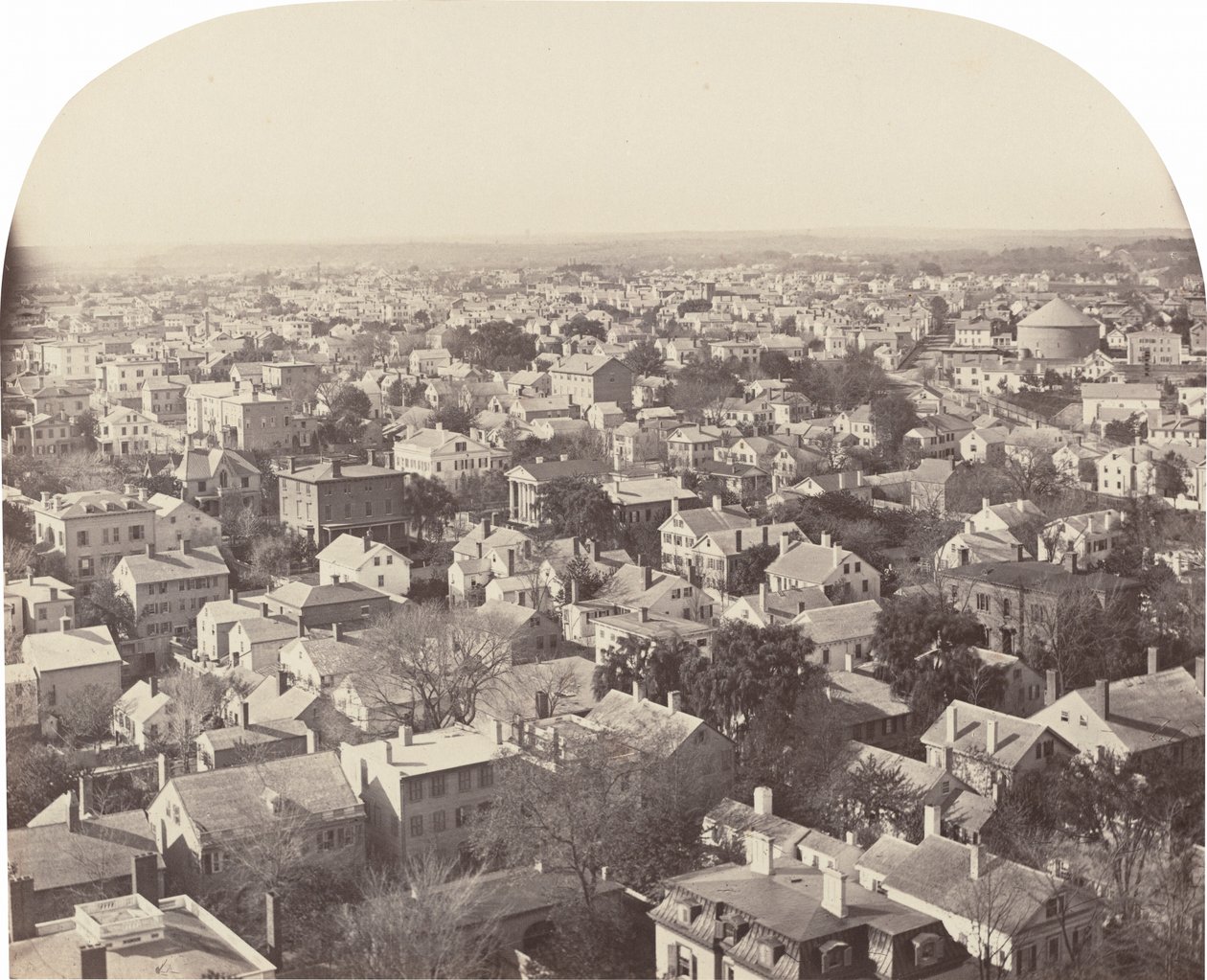 Kigger mod nordvest fra Westminster Street, Providence af Francis Hacker