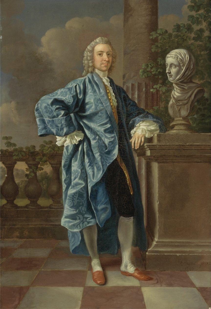 Dr. Charles Chauncey, læge. af Francis Hayman