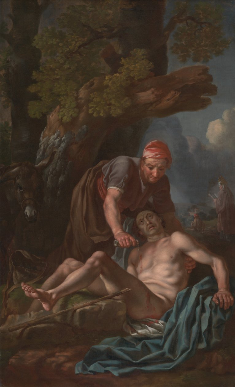 Den barmhjertige samaritaner af Francis Hayman