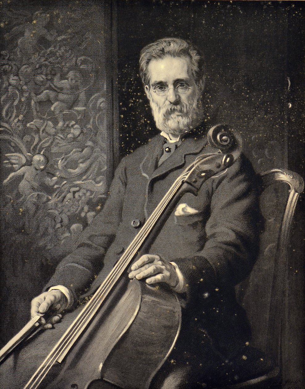 Alfredo Piatti af Francis Holl