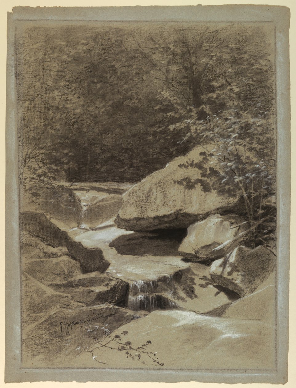 En Bjergstrøm af Francis Hopkinson Smith