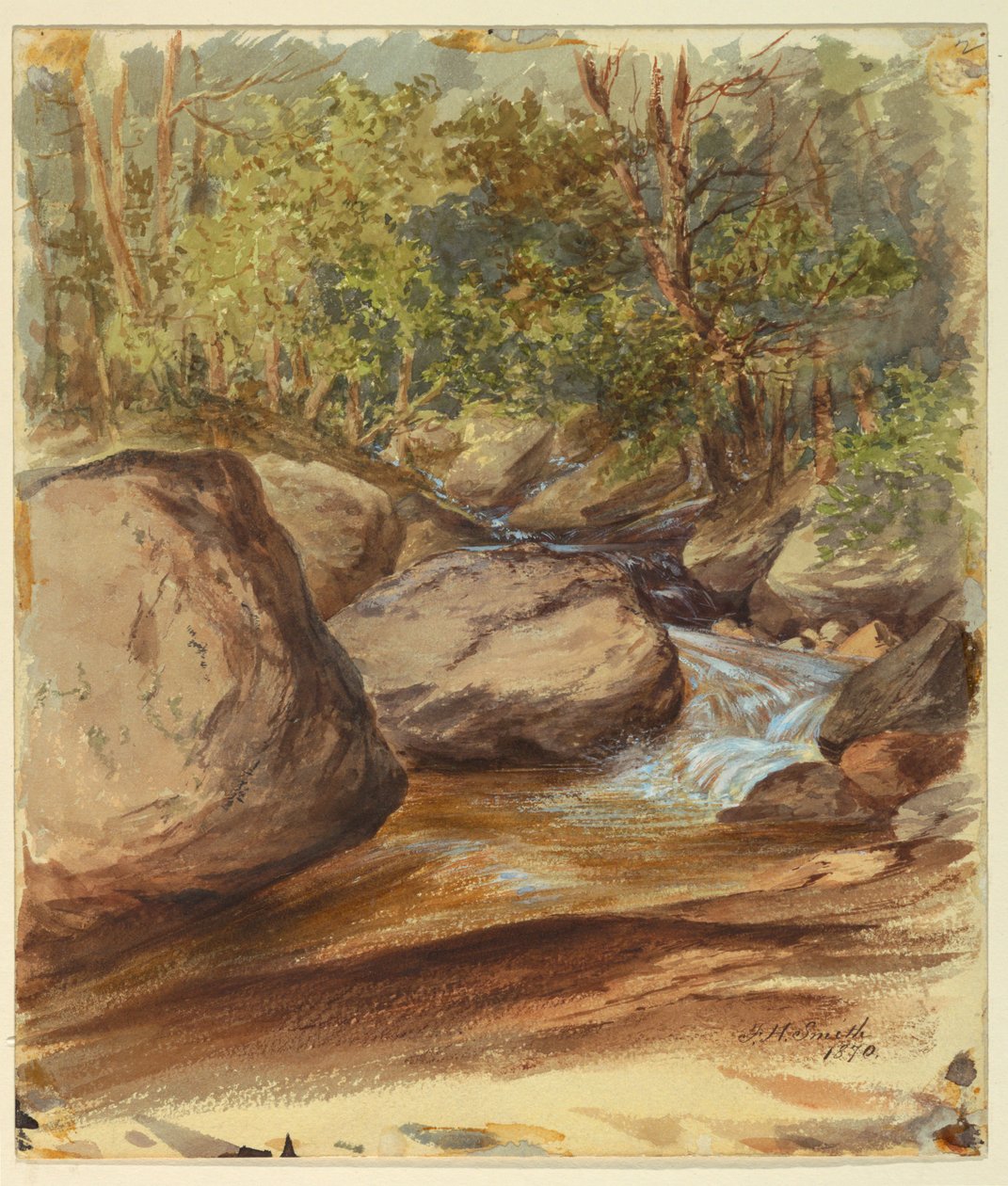Studie af et vandløb af Francis Hopkinson Smith