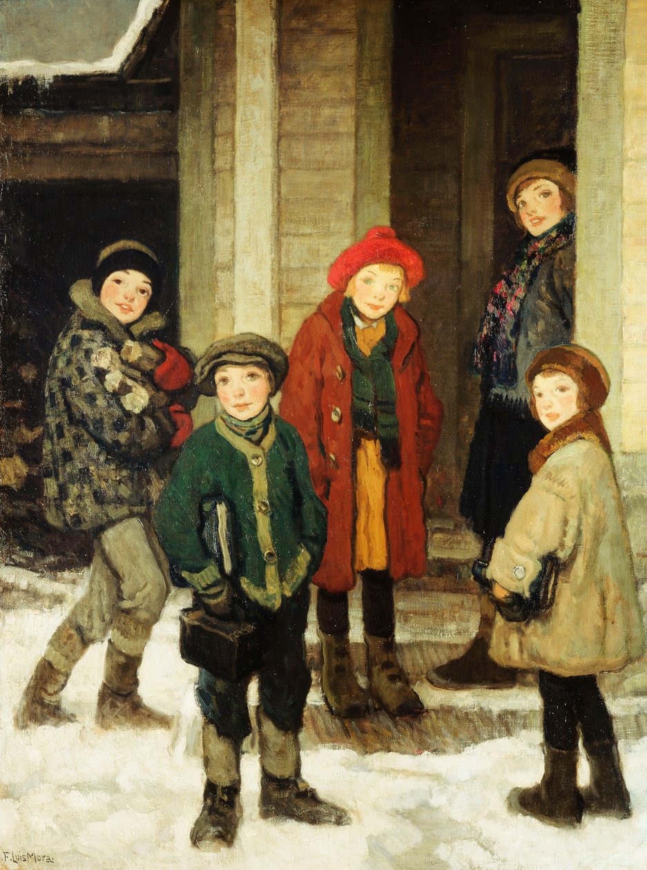 Skolehusdør af Francis Luis Mora