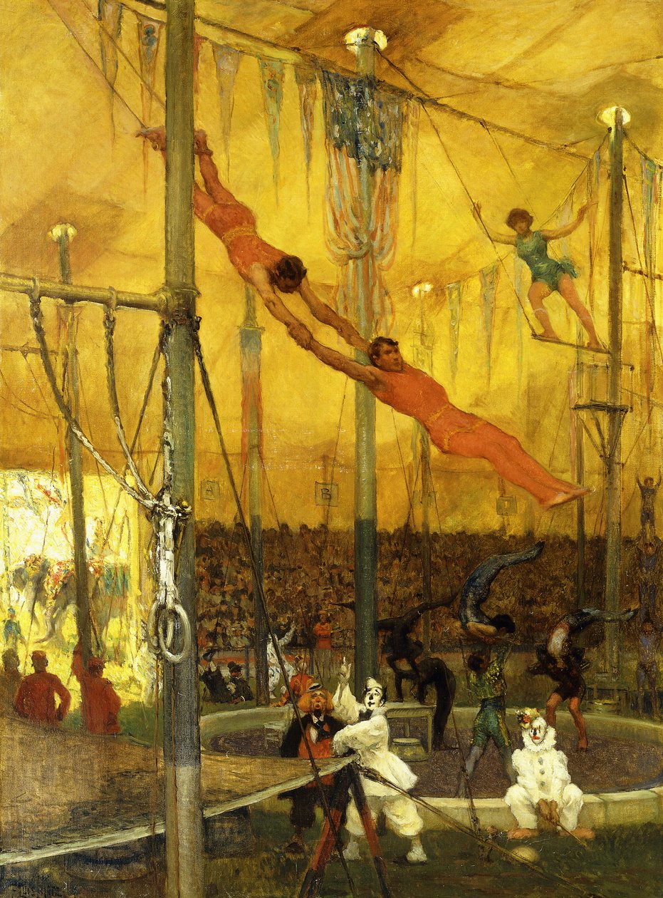 Trapeze kunstnere af Francis Luis Mora