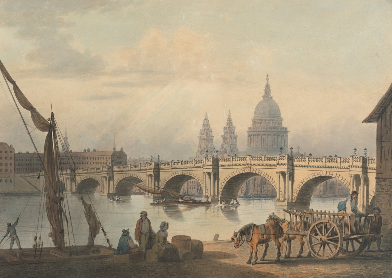 Blackfriars Bridge og St. Paul