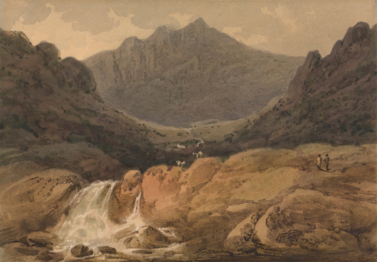 Cader Idris, North Wales af Francis Nicholson