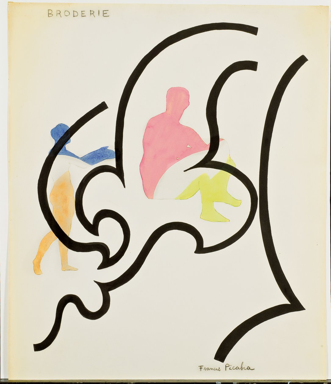 Broderi; Broderier af Francis Picabia