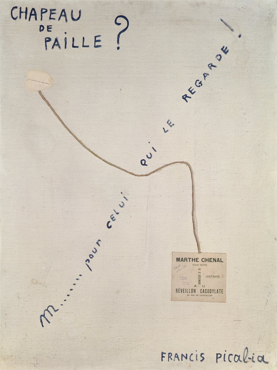 Stråhat af Francis Picabia