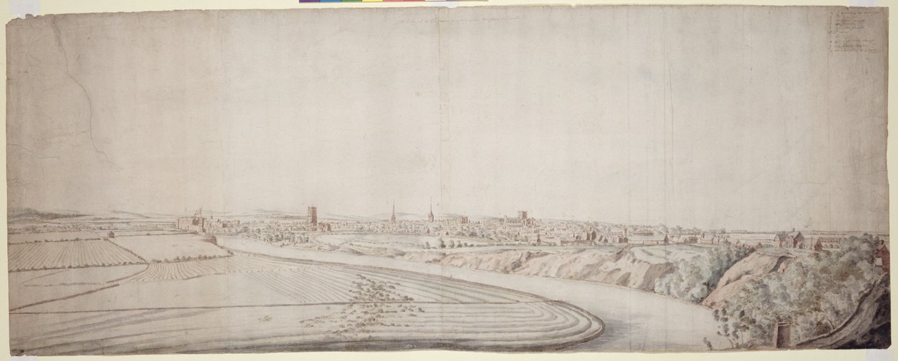 Udsigt over Chester af Francis Place