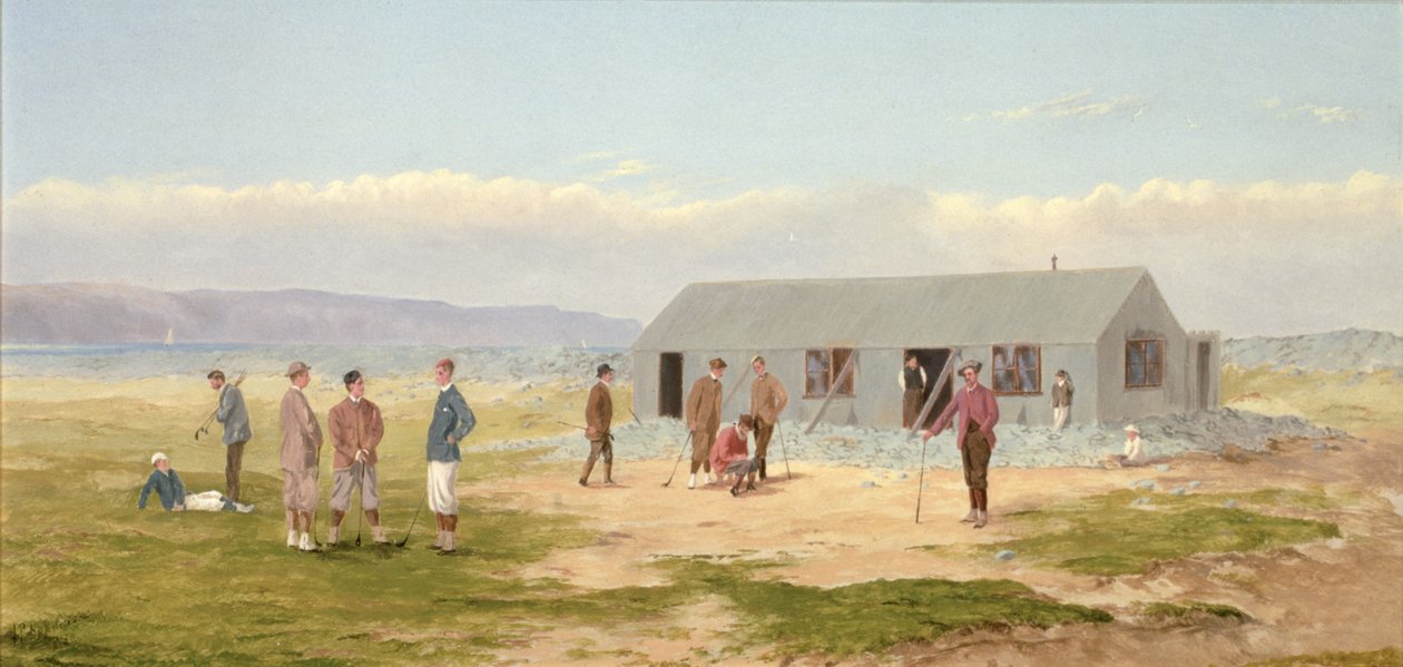 Golfspil på Westward Ho! af Francis Powell Hopkins