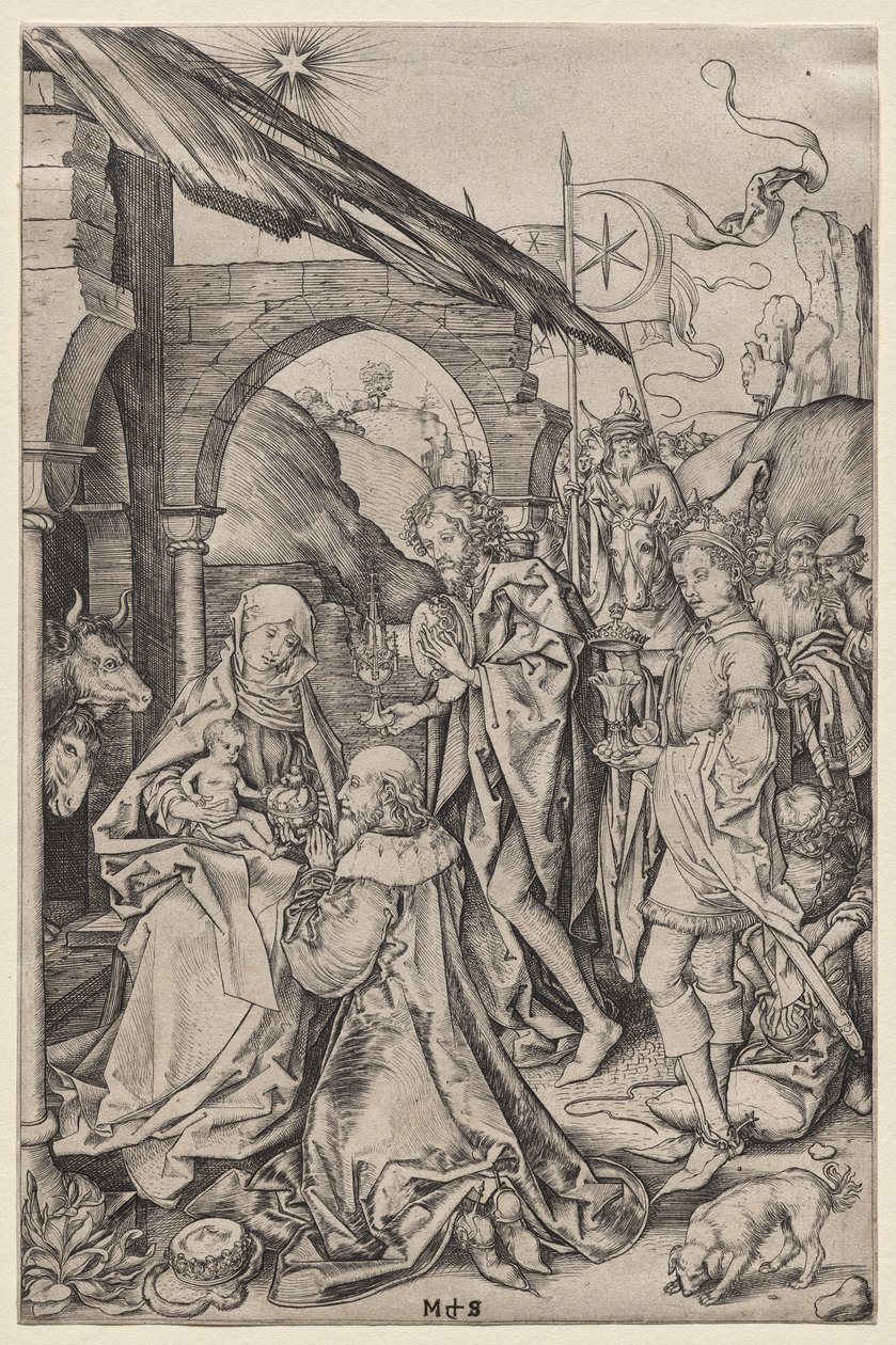 Tilbedelse af Magi af Francis Seymour Haden