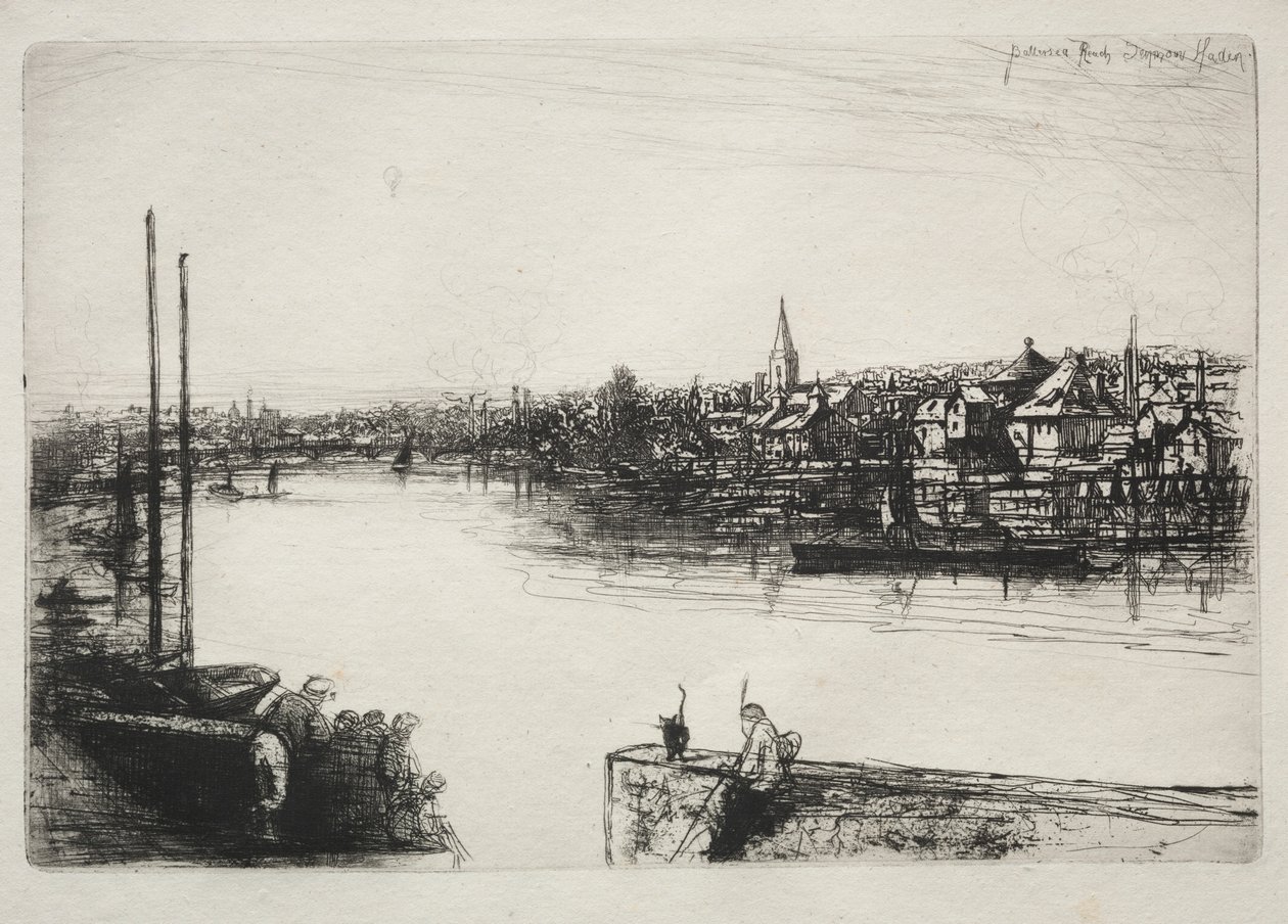 Battersea Reach. af Francis Seymour Haden