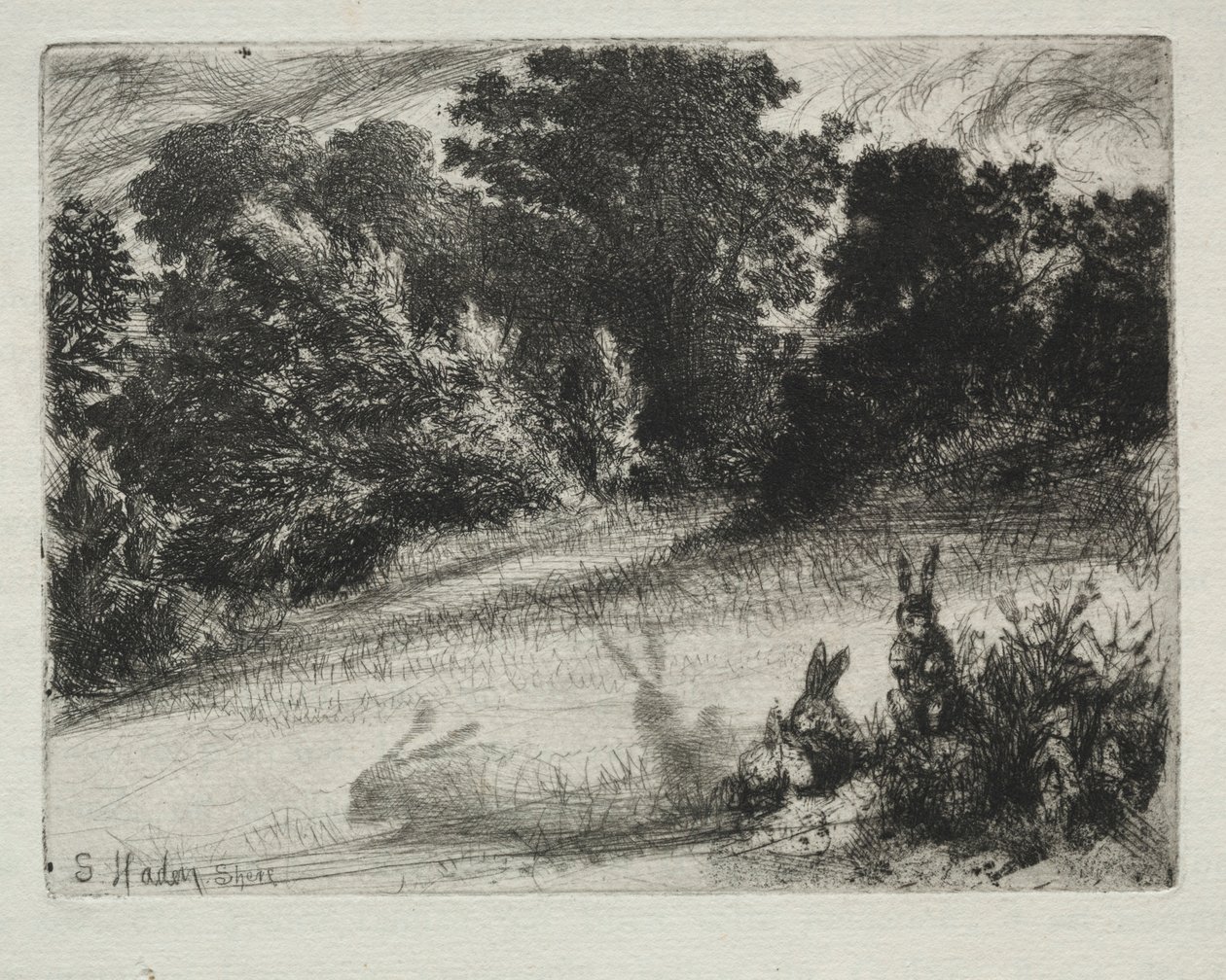 Kam bund. af Francis Seymour Haden