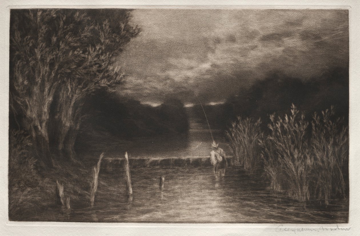 Harrfiskeri, 1897. af Francis Seymour Haden