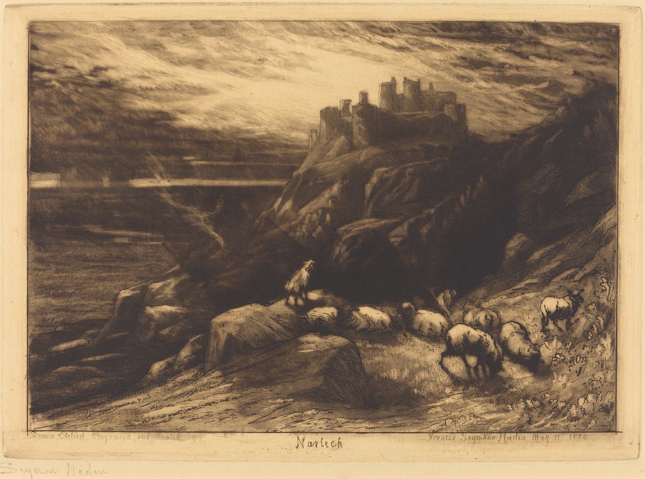 Harlech (nr. 2) af Francis Seymour Haden