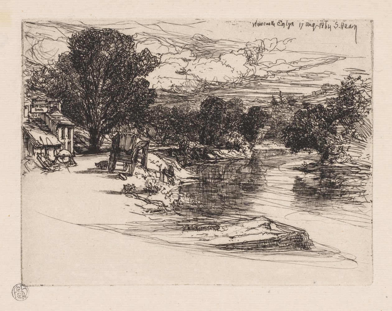 Smidens Hus. af Francis Seymour Haden
