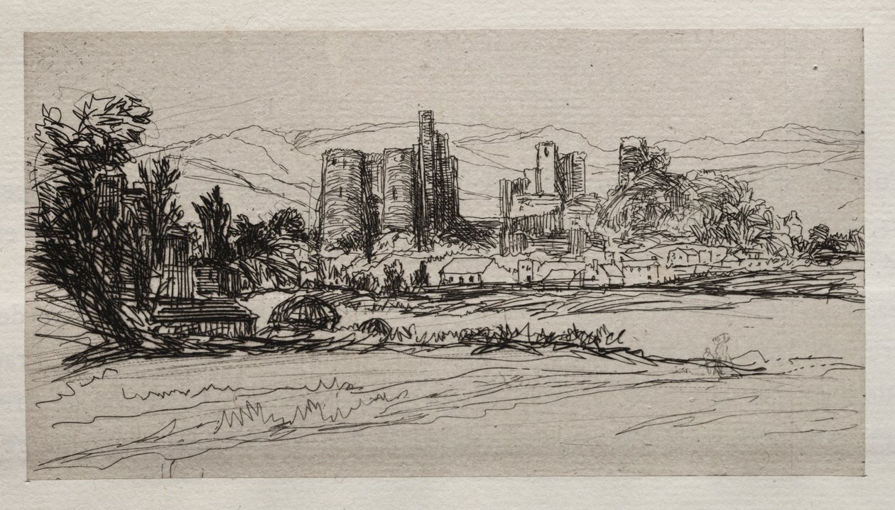 Kidwelly Slot. af Francis Seymour Haden