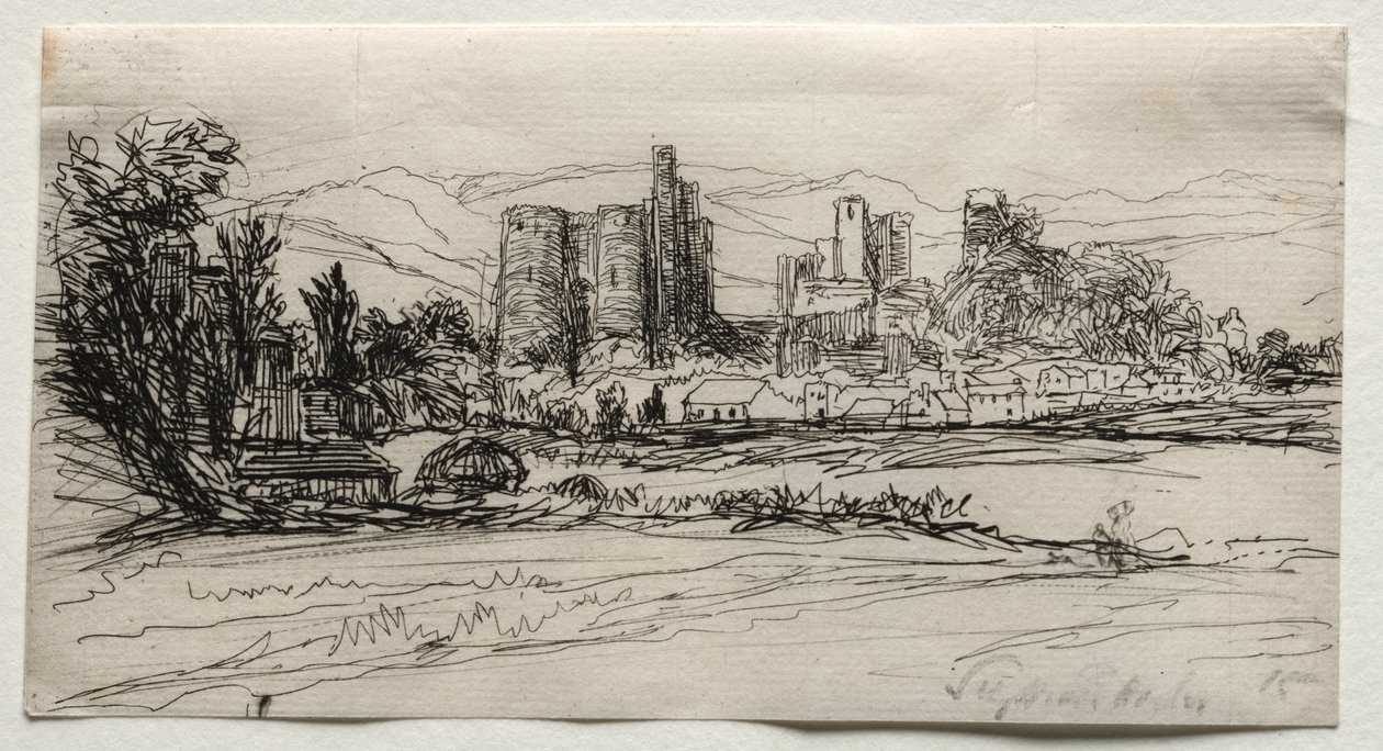 Kidwelly Castle, 1859. af Francis Seymour Haden