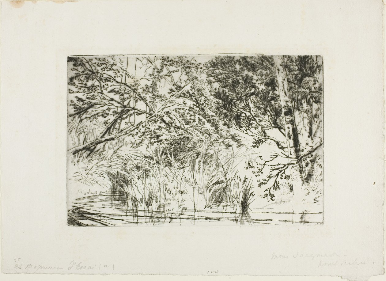 Munden af en bæk, nr. II af Francis Seymour Haden