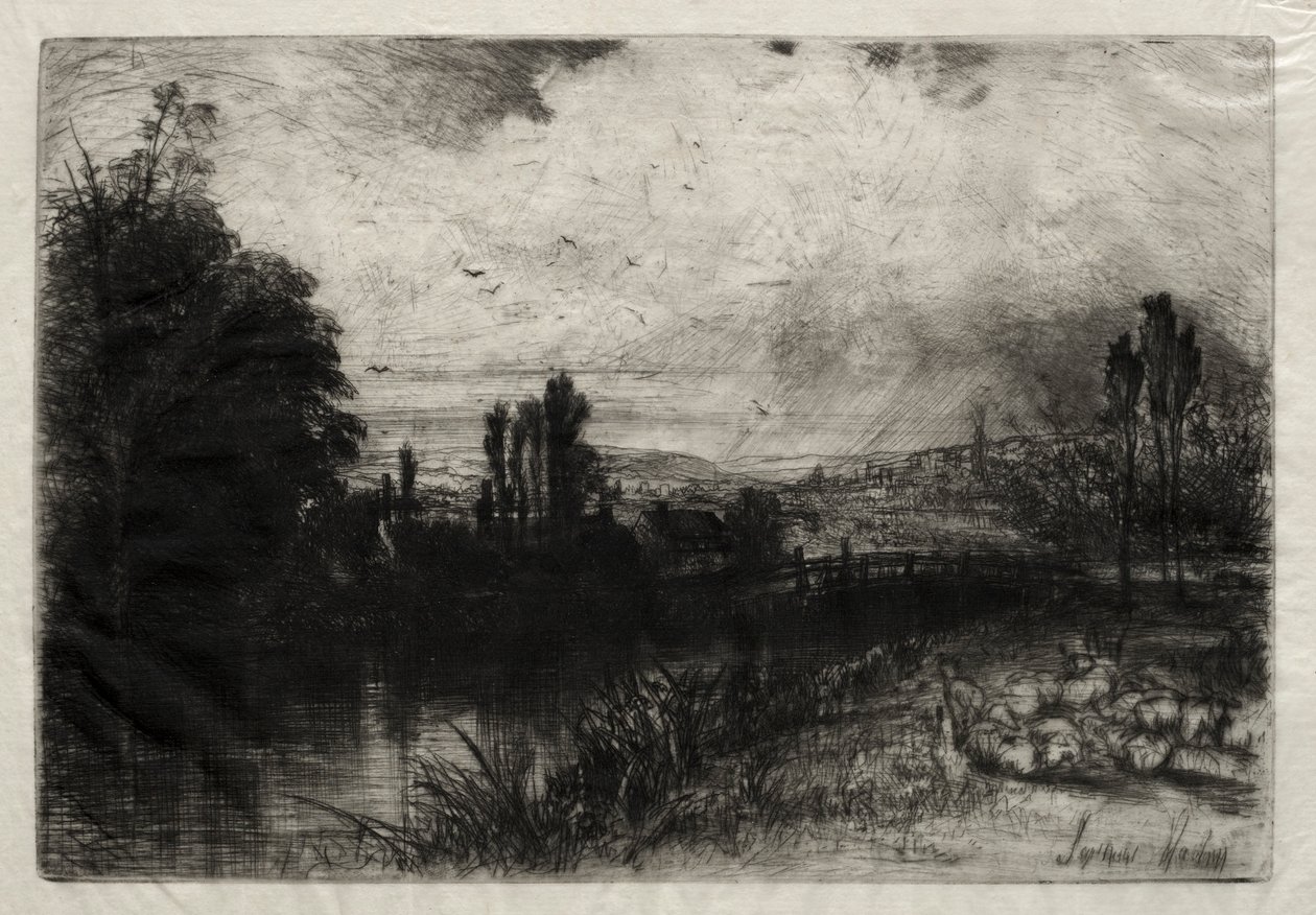 På testen. af Francis Seymour Haden