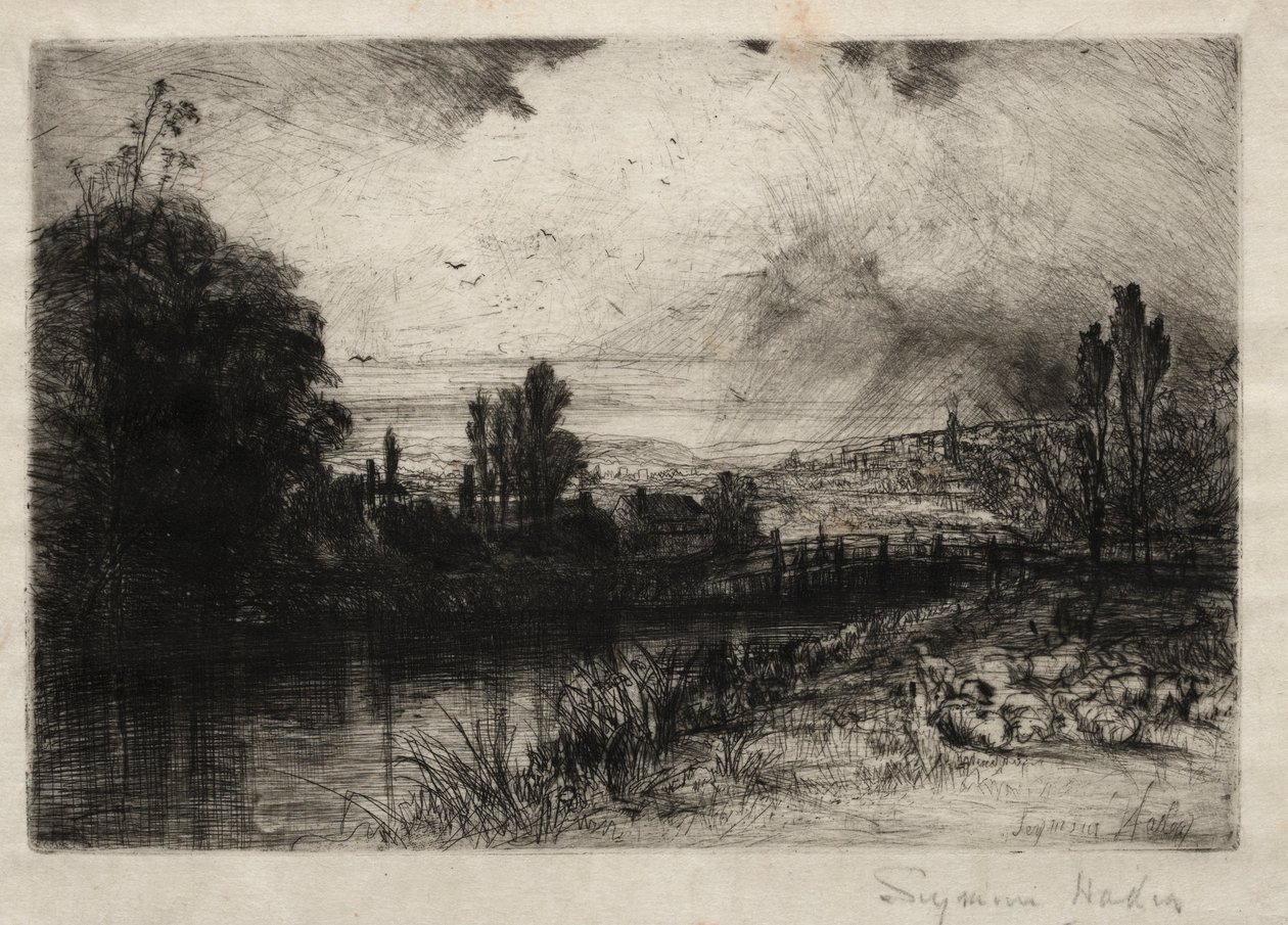På prøven, 1859. af Francis Seymour Haden