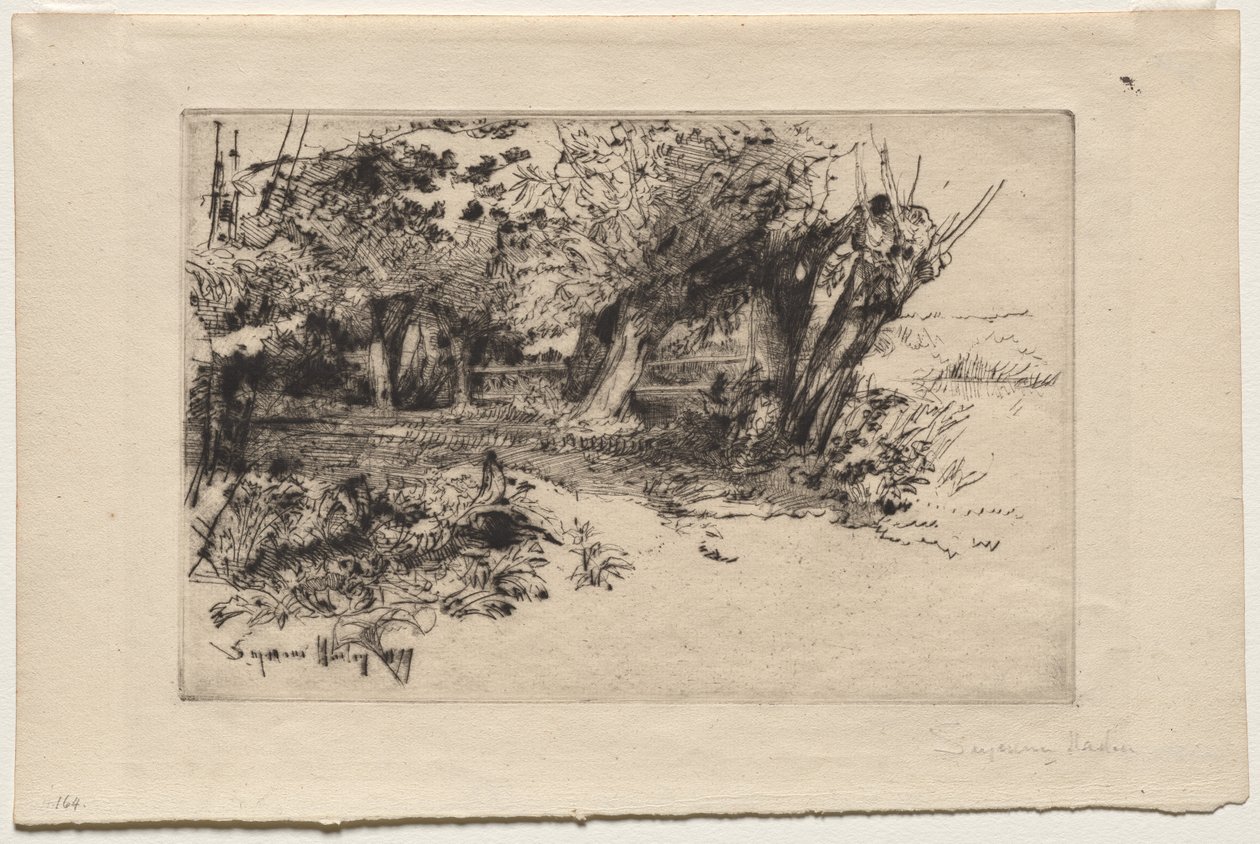 Piletræerne af Francis Seymour Haden