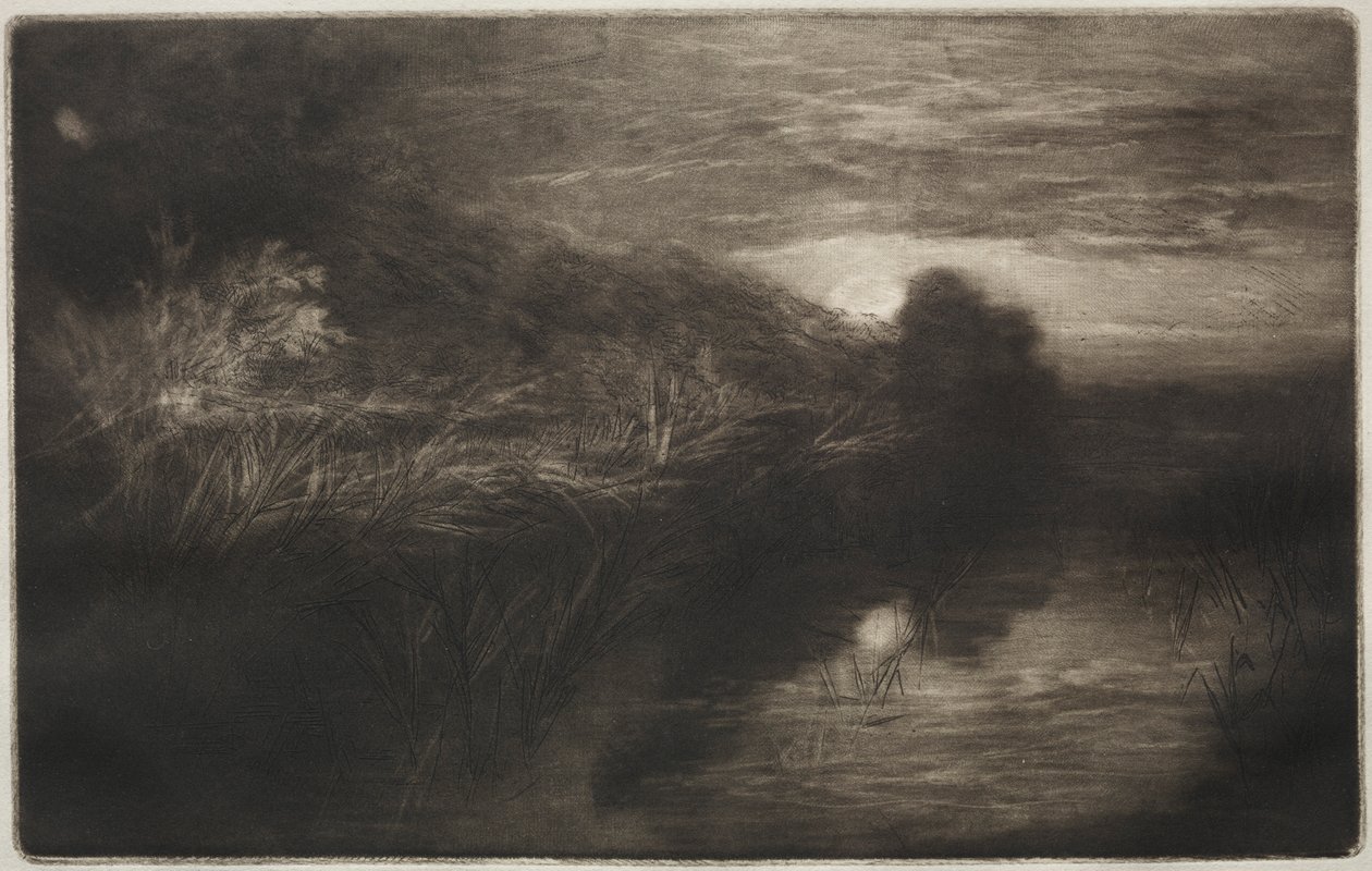 Winchelsea Canal, 1877. af Francis Seymour Haden